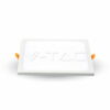 15W LED įmontuojama panelė V-TAC Trimless, kvadratinė (6000K) šaltai balta