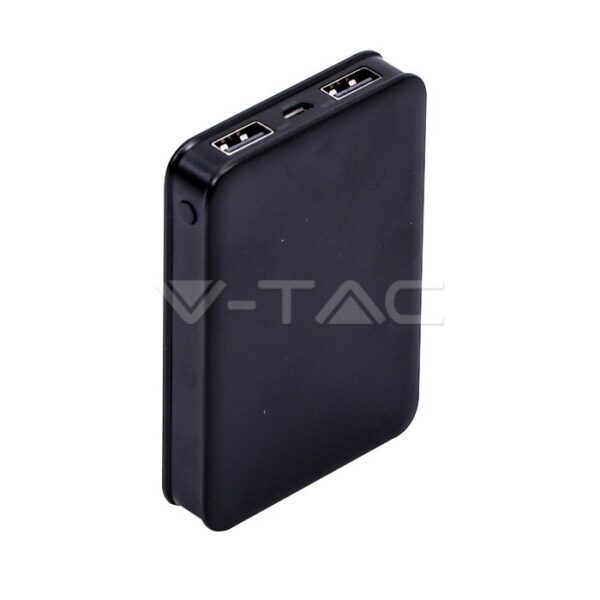 Išorinė baterija (power bank) V-TAC, juodas, 5000mAh
