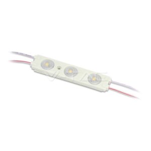 LED Modulis 1.5W, 3SMD, IP67, SMD2835, mėlyna šviesos spalva