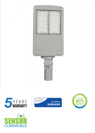 120W gatvės šviestuvas, 4000K (dienos šviesa), SAMSUNG LED CHIP, dimeriuojamas.