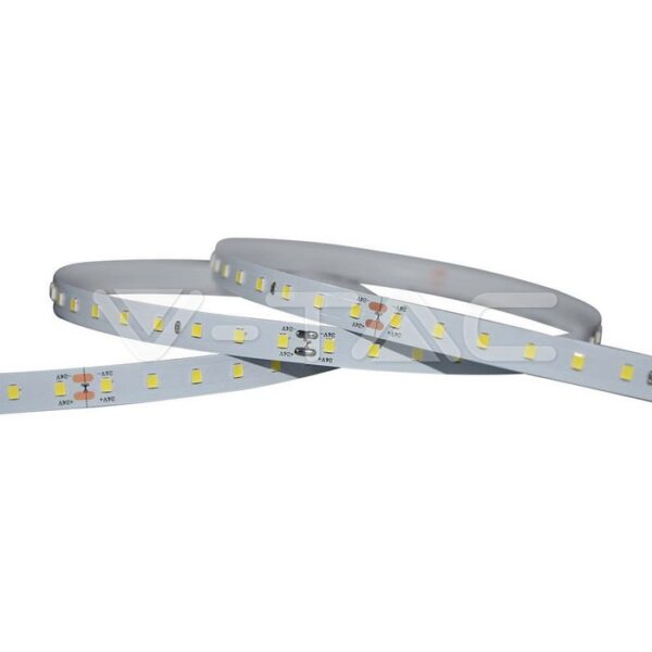 4W/m LED juosta V-TAC, 90 LED/m, 24V, 3000K, IP20, 5 metrų ritė