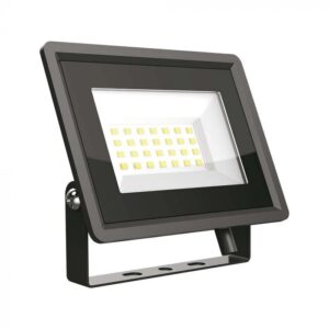 20W LED prožektorius, juodu korpusu, 4000K