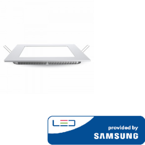 6W LED įmontuojama panelė premium V-TAC, kvadratinė, 4000K, SAMSUNG LED chip