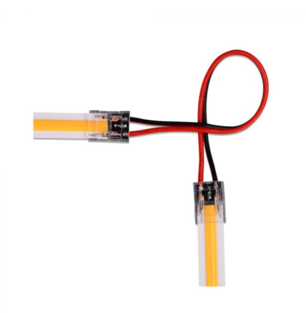 Skaidri jungtis didelio tankio arba 8mm LED COB juostoms, 5A, 0-36V, IP20 - Image 2