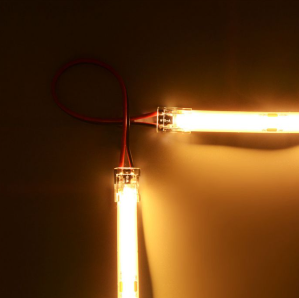 Skaidri jungtis didelio tankio arba 8mm LED COB juostoms, 5A, 0-36V, IP20 - Image 3