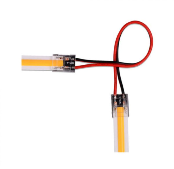 Skaidri jungtis didelio tankio arba 10mm LED COB juostoms, 5A, 0-36V, IP20 - Image 2