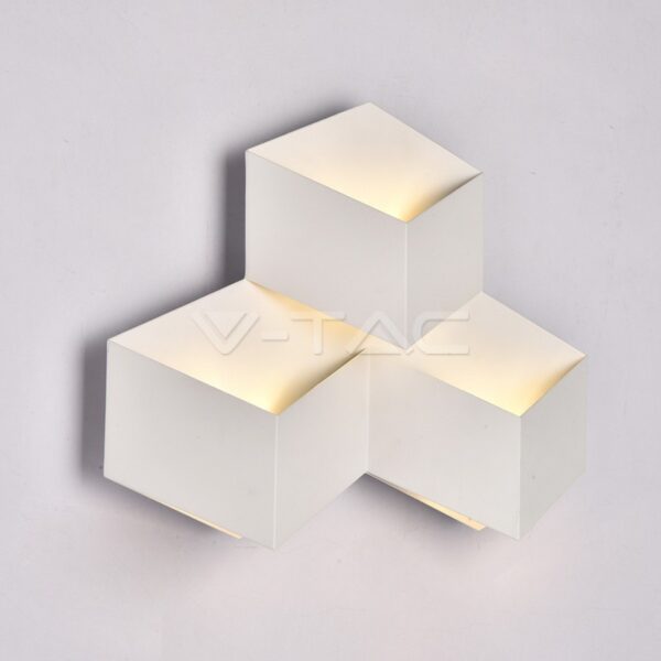 9W LED sieninis šviestuvas V-TAC, baltas, 4000K (natūraliai balta)