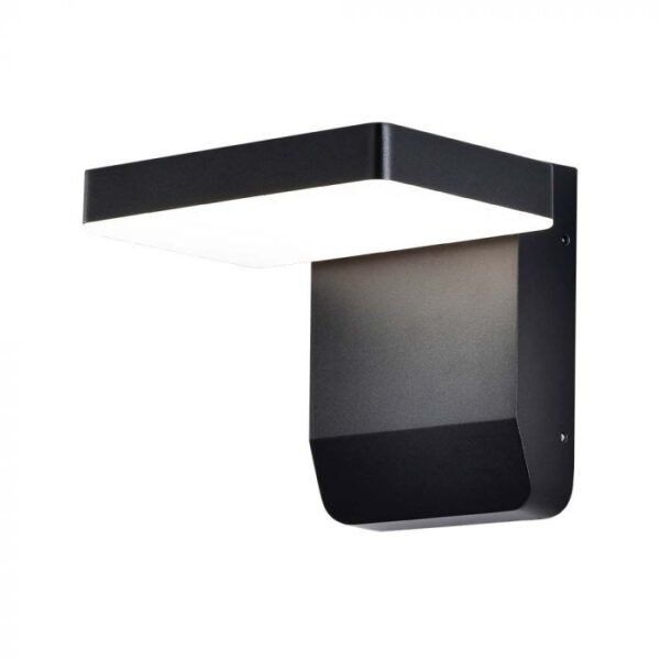 17W LED sieninis lauko šviestuvas, juodas, 3000K, IP65