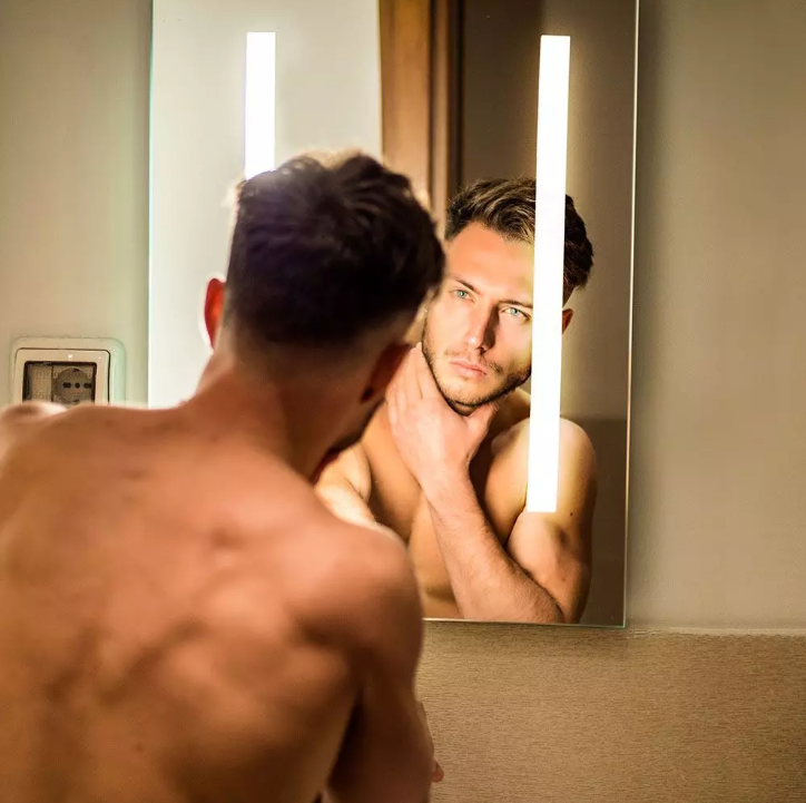 Veidrodis su 7W LED apšvietimu, chromo sp., 6400K - Image 3