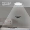 18W LED paviršinis šviestuvas, baltas, 3000K, IP44, su judesio davikliu - Image 5