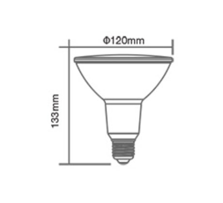 17W LED lemputė V-TAC, E27, mėlyna - Image 2