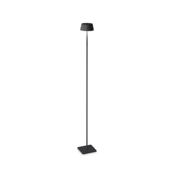 1,5W LED pastatomas šviestuvas PURE, juodas, 3000K, dimeriuojamas, IP54