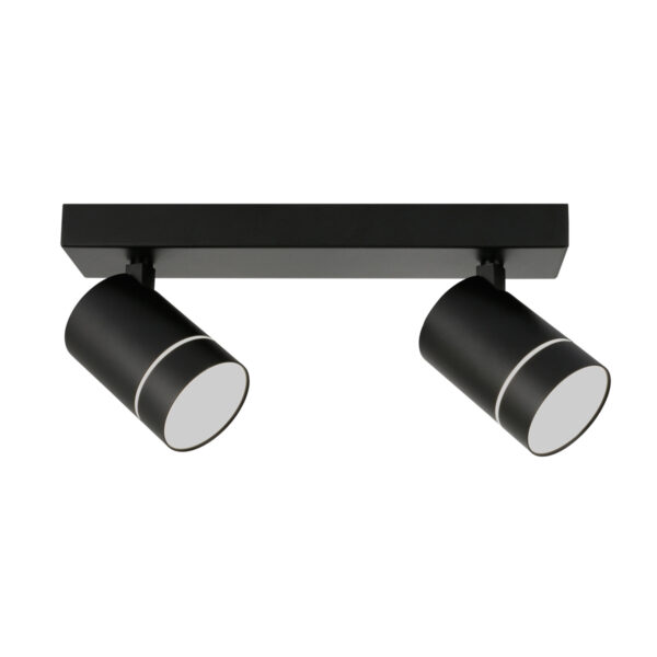 10W LED paviršinis akcentinis lubų šviestuvas SELMA, juodas, 4000K