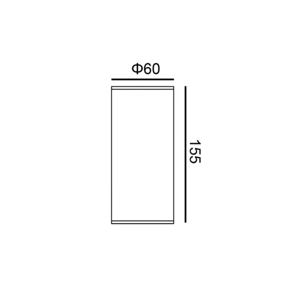 10W LED paviršinis fasado šviestuvas RIMA 3K, juodas, 3000K - Image 2