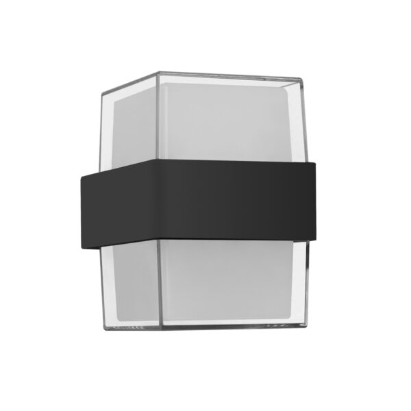 10W LED sieninis fasado šviestuvas MARTI, juodas, 4000K