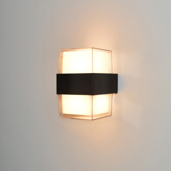 10W LED sieninis fasado šviestuvas MARTI, juodas, 4000K - Image 2