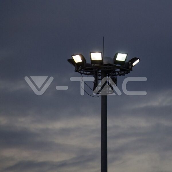 100W LED prožektorius, juodu korpusu, 4000K - Image 2