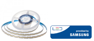 15W/m LED juosta, 24V, 240 LED/m, 4000K, IP20, 10 metrų ritė