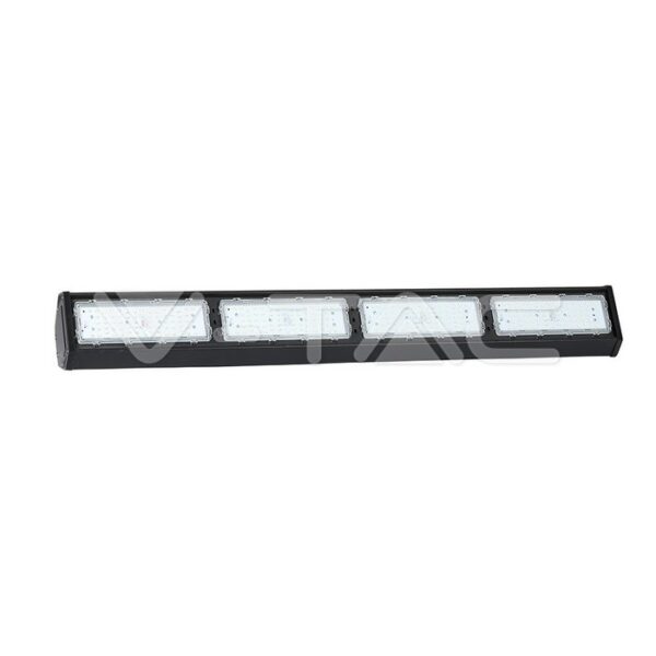 200W LED linijinis sandėlio šviestuvas, juodas, 4000K, SAMSUNG LED Chip