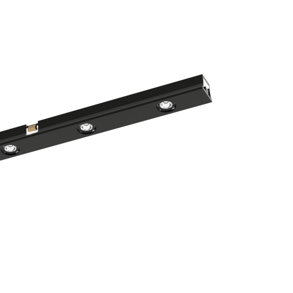 12W LED linijinės sistemos šviestuvas STICK, juodas, 3000K, dimeriuojamas