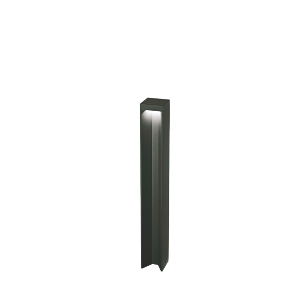12W LED pastatomas lauko šviestuvas KURT, juodas, 4000K, IP54