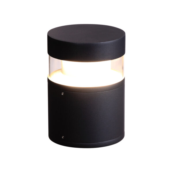 12W LED pastatomas lauko šviestuvas MARCON 3K, juodas, 3000K - Image 2
