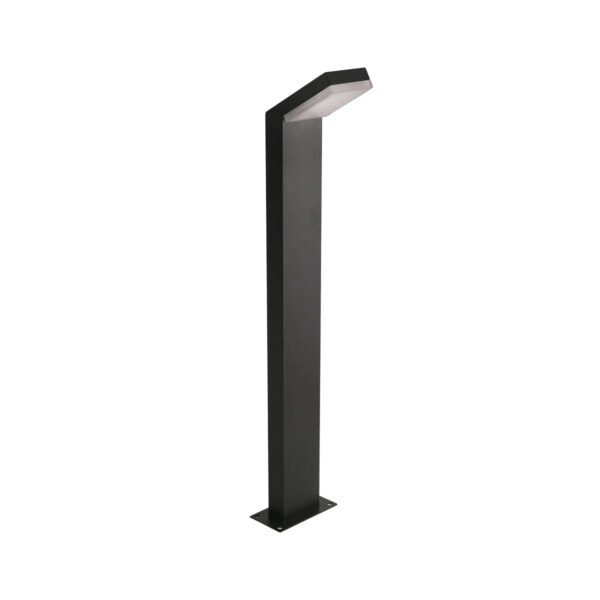 12W LED pastatomas lauko šviestuvas MIRA 4K, juodas, 4000K