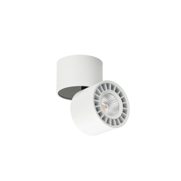 12W LED paviršinis šviestuvas HERIOS, baltos/juodos sp., 3000K - Image 2