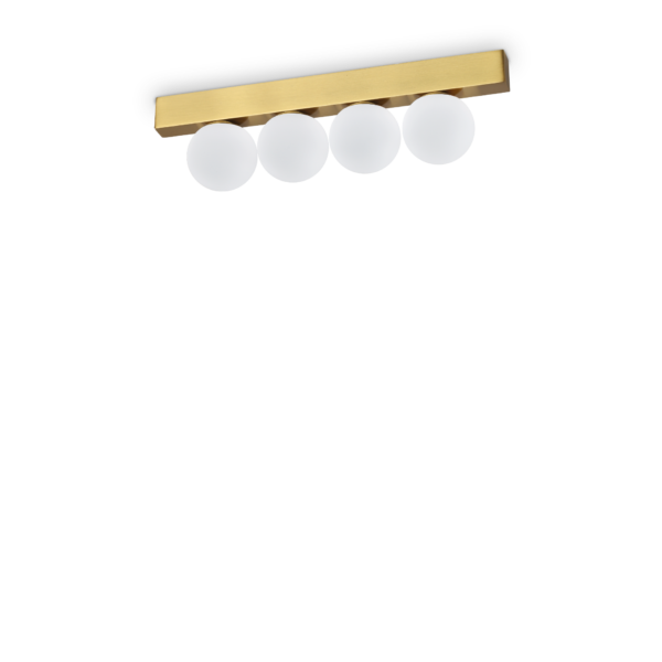 12W LED paviršinis šviestuvas PING PONG, žalvario sp., 3000K