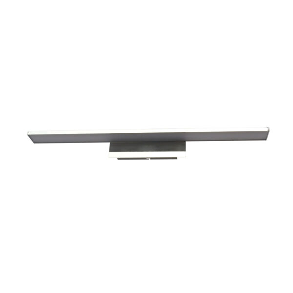 12W LED sieninis veidrodžio šviestuvas ELENA, chromo sp., 3000K
