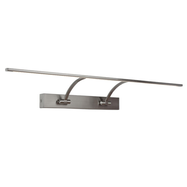 13,5W LED sieninis veidrodžio šviestuvas CAMILA, nikelio sp., 3000K