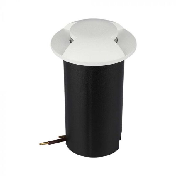 1W LED įmontuojamas grindinio šviestuvas, baltas, 6400K, IP67