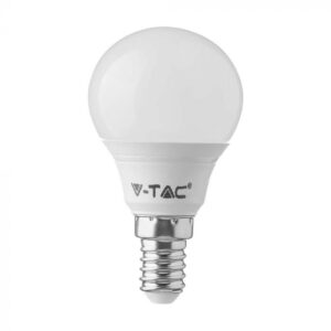 4,5W LED lemputė, E14, P45, balta, 3000K