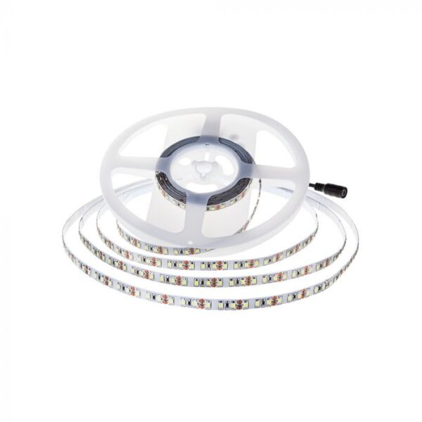 7,5W/m LED juosta, 24V, 6500K, 10 metrų ritė