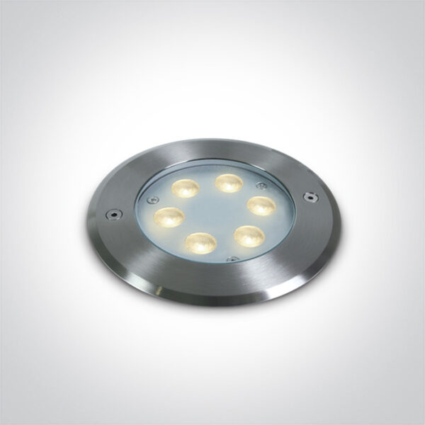 6W LED įleidžiamas baseino šviestuvas, nerūdijančio plieno sp., 3000K, IP68