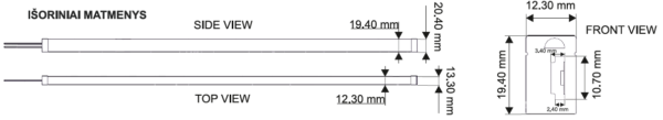 14,4W/m NEON juosta, 4000K (natūraliai balta). Karpoma kas 5cm, kaina nurodyta už 1m - Image 2