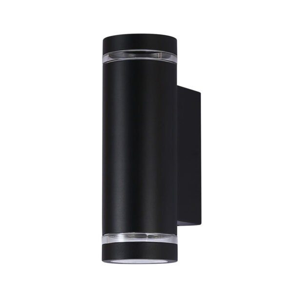 14W LED sieninis fasado šviestuvas FONDO 3K, juodas, 3000K
