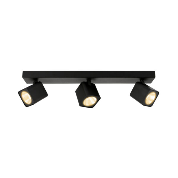 15W LED paviršinis akcentinis lubų šviestuvas AVEIRO, juodas, 4000K