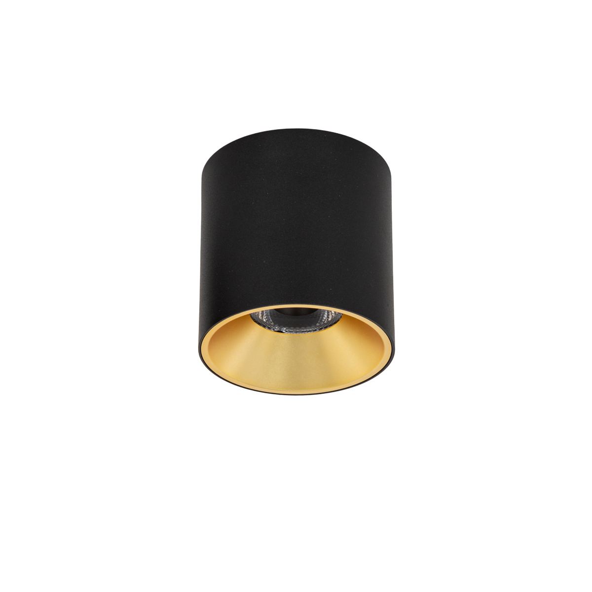 15W LED paviršinis šviestuvas ALTISMA, matinės juodos/aukso sp., 3000K