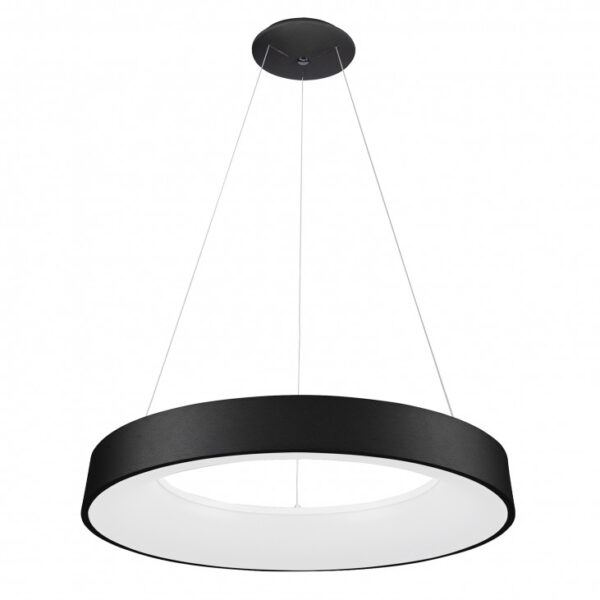80W LED pakabinamas šviestuvas GIULIA, juodas, 3000K