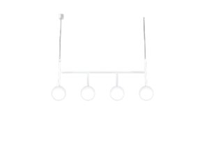 Pakabinamas šviestuvas GOLF FRAME, 4xE27, baltas