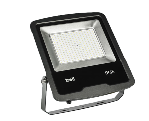 147W LED prožektorius FARGO, juodas, 4000K, IP65