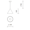 15W LED šviestuvas HOLY JUNIOR į magnetines sistemas INSIGHT, baltas, 3000K