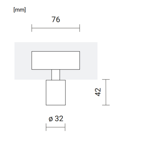 LED šviestuvo ARTLINE mechaninė jungtis į INSIGHT bėgelius, balta - Image 3