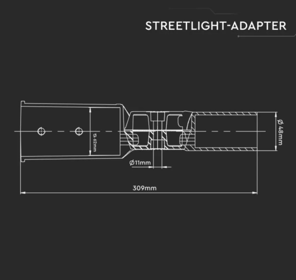 Adapteris gatvės apšvietimo šviestuvams V-TAC - Image 2