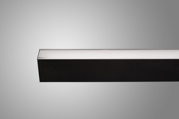 21,5W pakabinamas linijinis šviestuvas X-LINE SLIM L-DOWN LED COMPACT, juodu korpusu, 3000K, IP40, DALI - Image 4