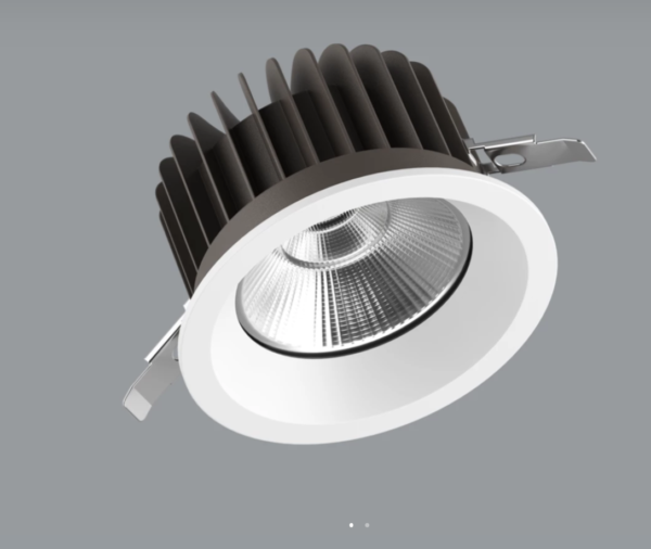 18,4W įleidžiamas šviestuvas BERYL NEW LED COMPACT O-2, baltas, 3000K, IP44 - Image 2