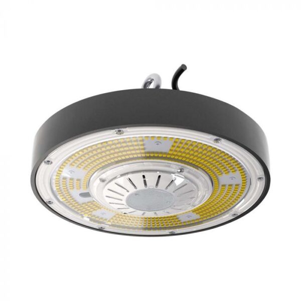 100W LED UFO sandėlio šviestuvas, juodas, 4000K