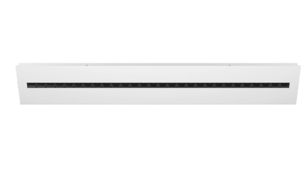 12,7W LED įleidžiamas šviestuvas DOMINO, juodas, 4000K
