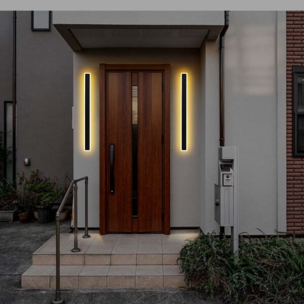 17W LED linijinis lauko šviestuvas, juodas, 4000K - Image 2